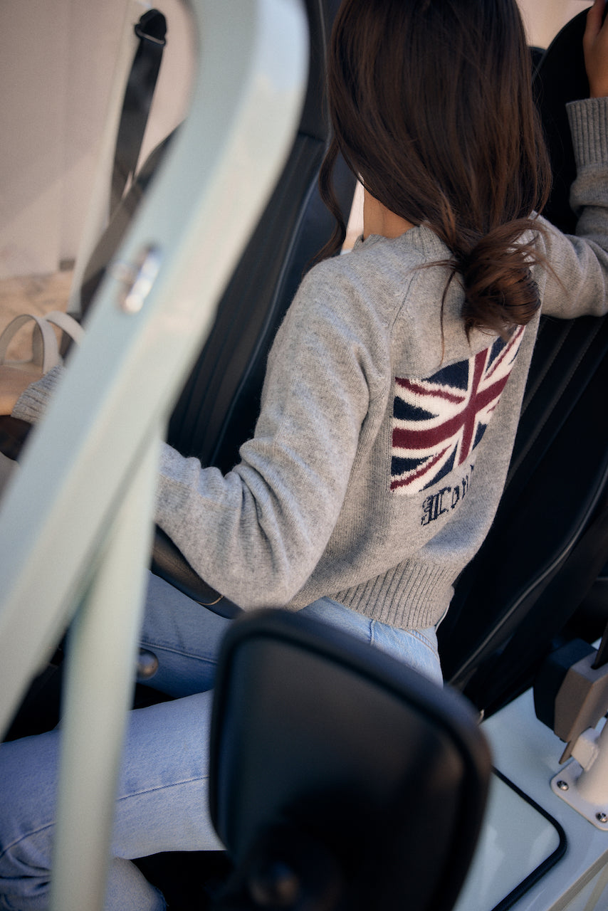 City Sweater - London Intarsia grey