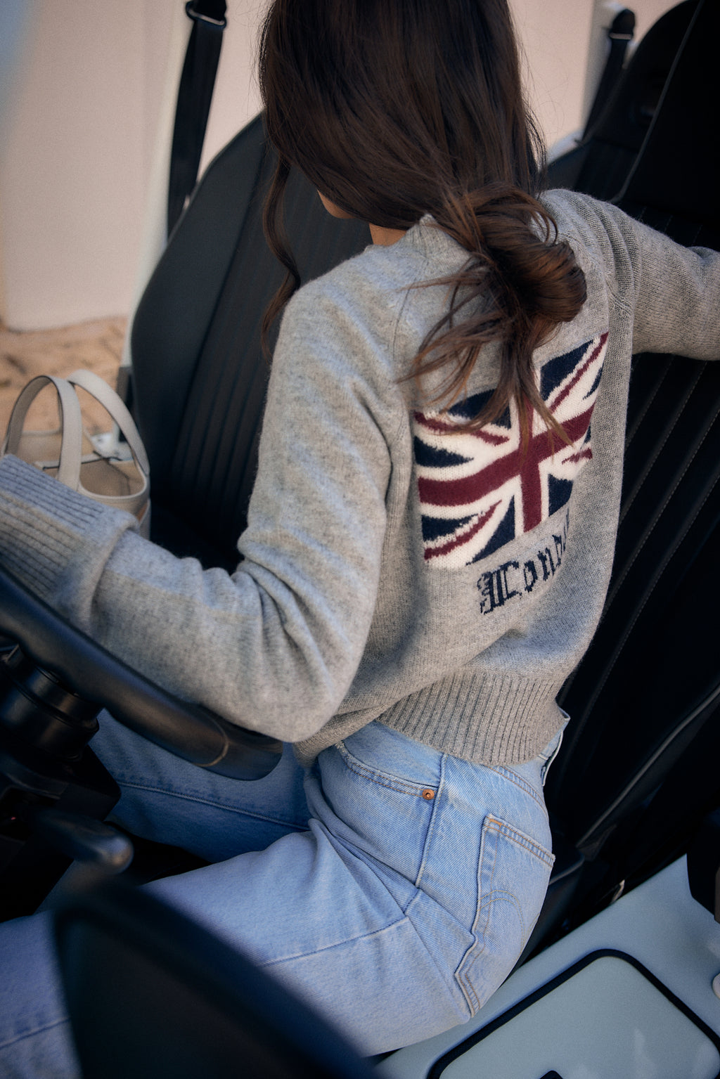 City Sweater - London Intarsia grey