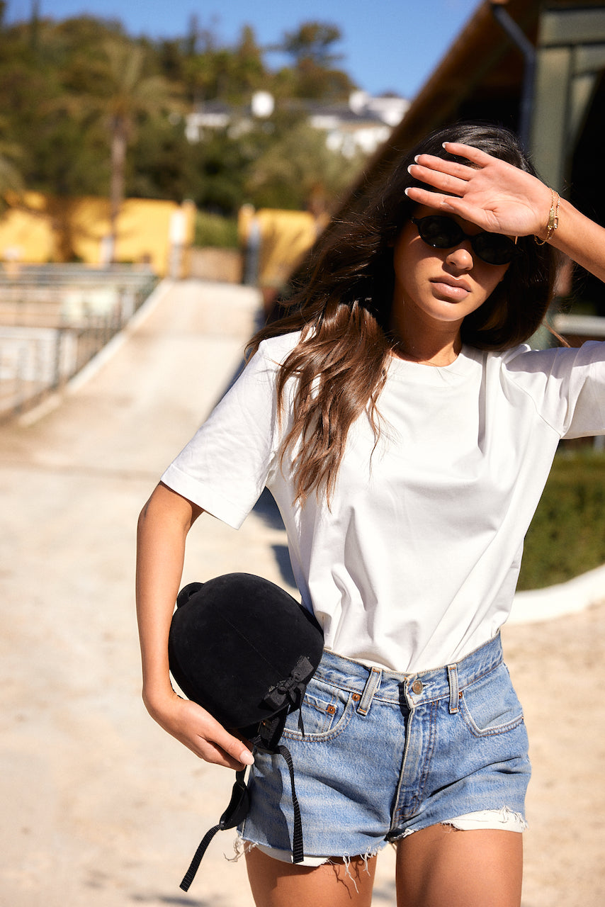 Heart at Back T-shirt White