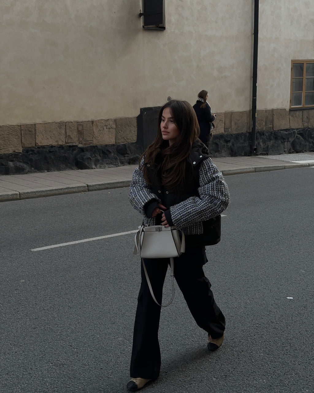 Tweed Puffer Jacket and Vest