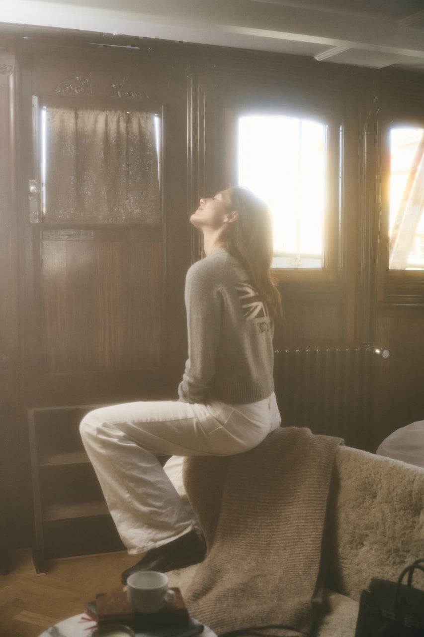 City Sweater - London Intarsia grey