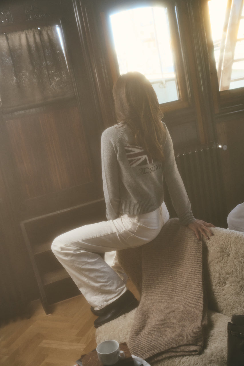 City Sweater - London Intarsia grey
