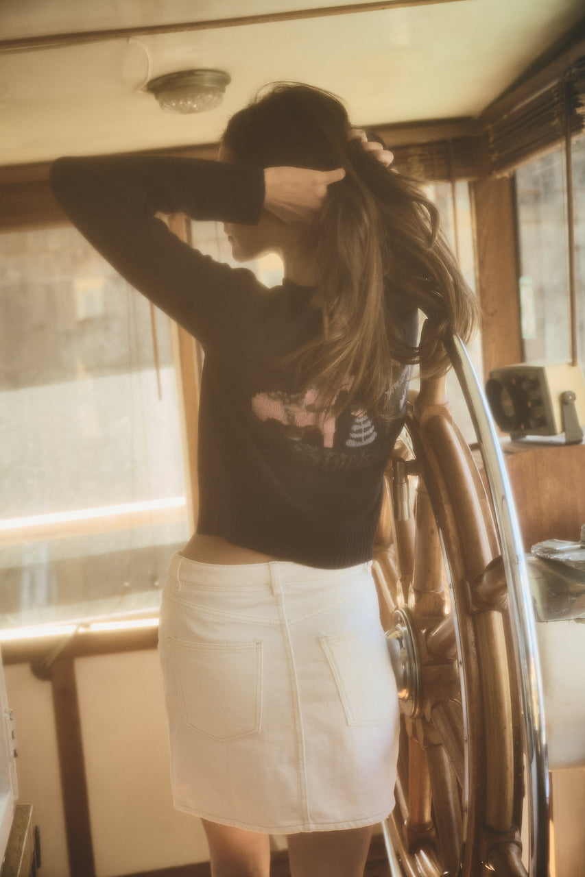 City Sweater - Stockholm Intarsia blue