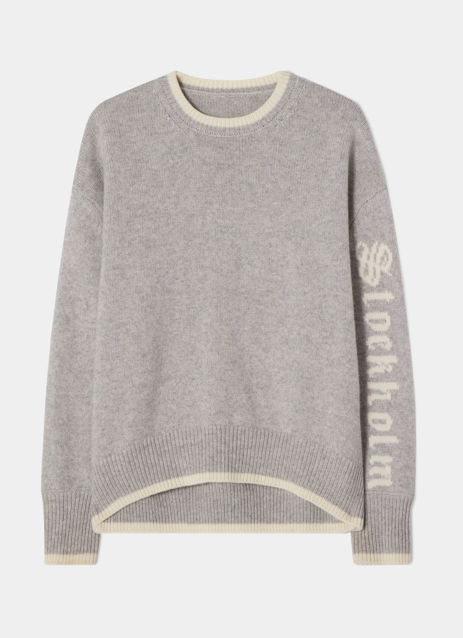 City Intarsia Stockholm Sweater Monochrome