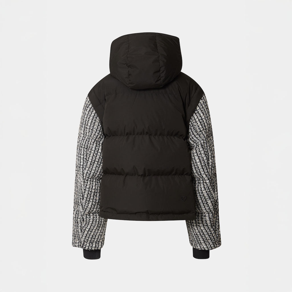 Tweed Puffer Jacket and Vest