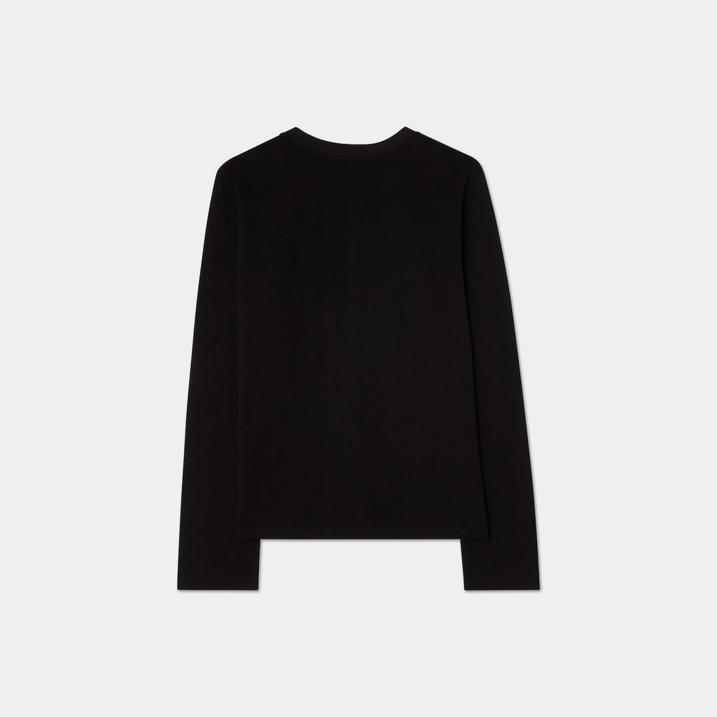 Heart Long Sleeve T-shirt Black