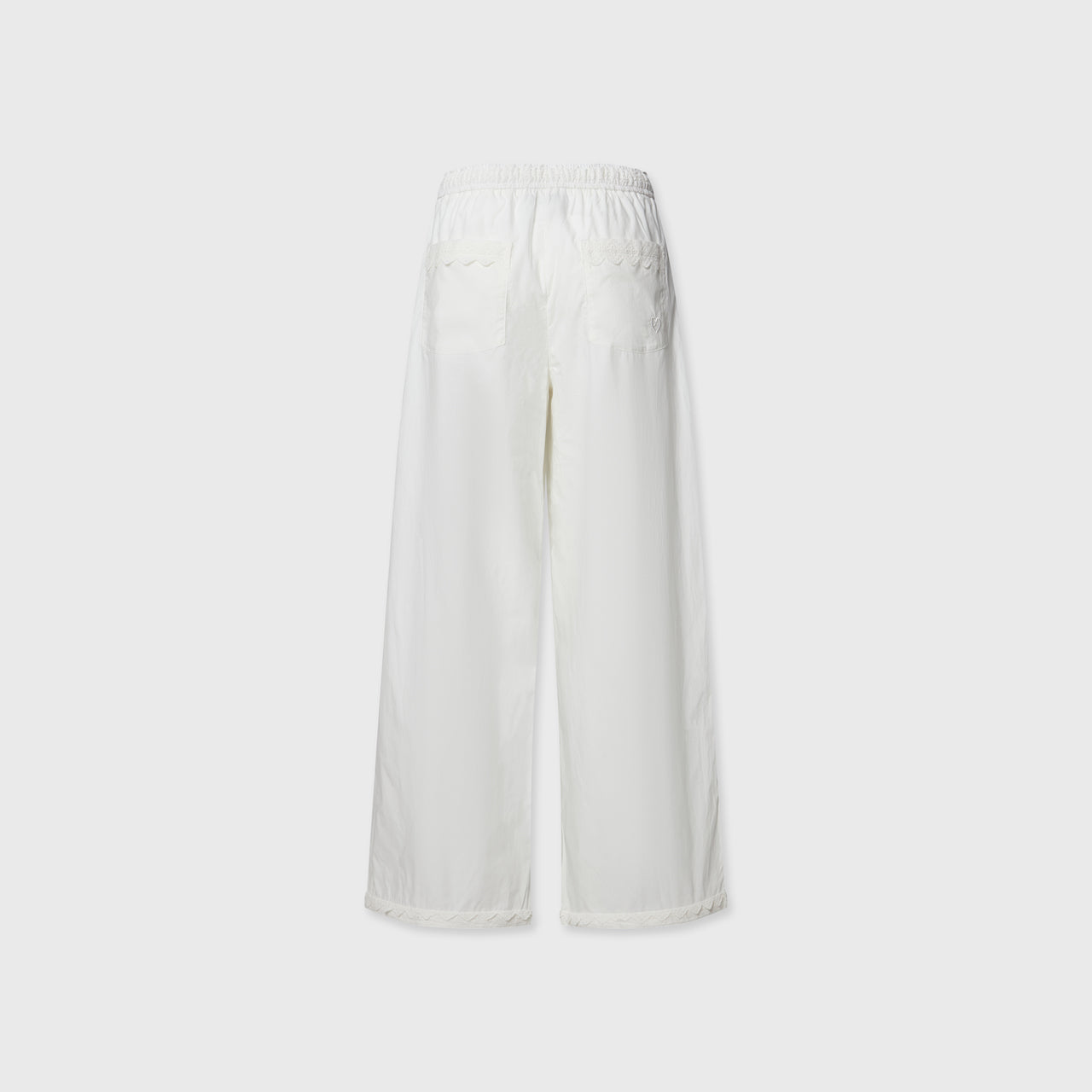 Broderie Pants White