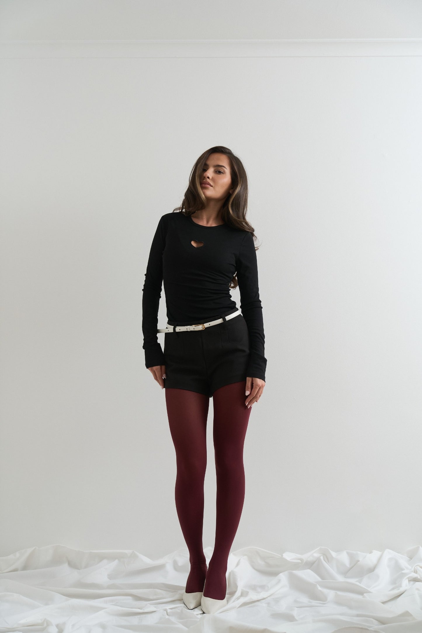 Tight long sleeve black
