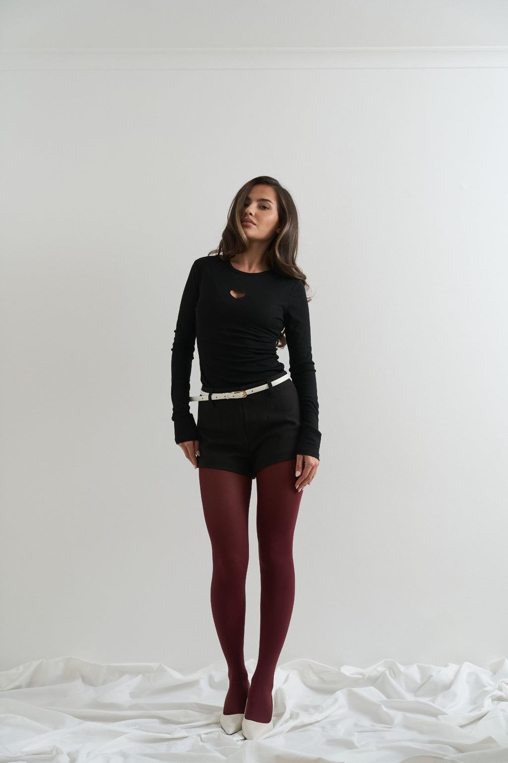 Tight long sleeve black