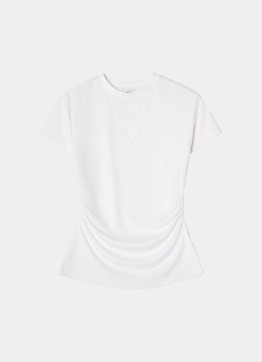 Tight fitted t-shirt white