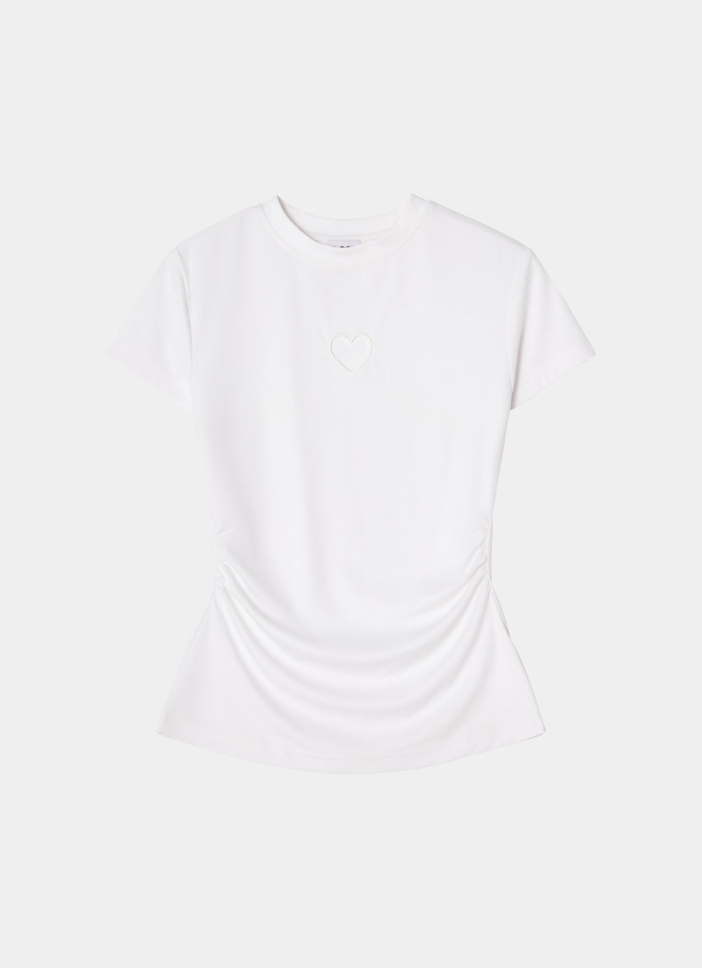 Tight fitted t-shirt white