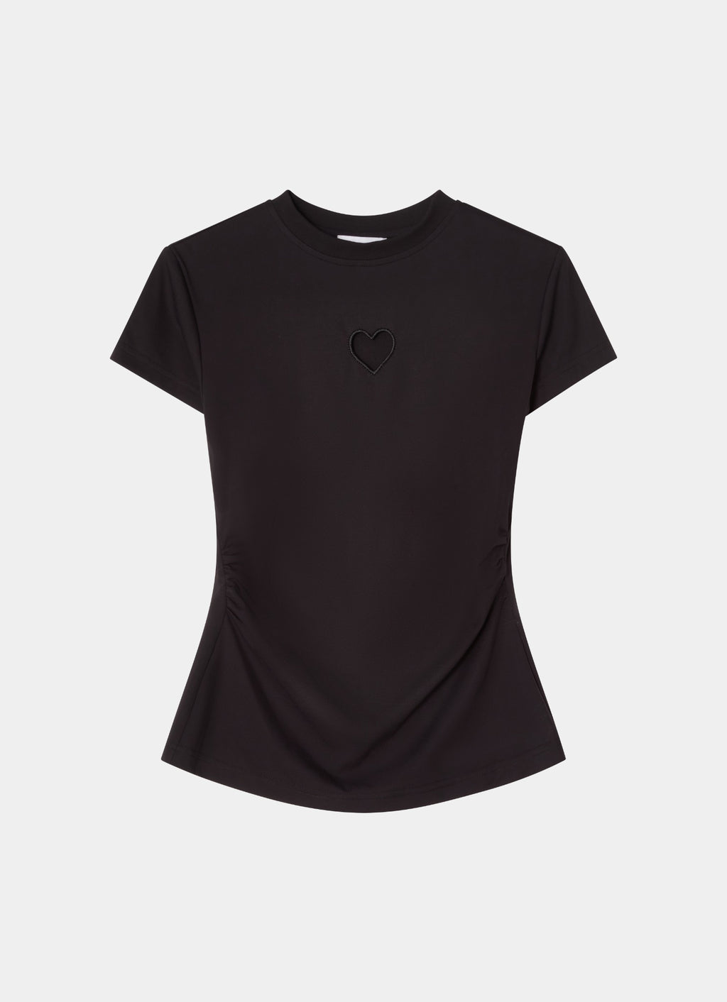 Tight fitted t-shirt black