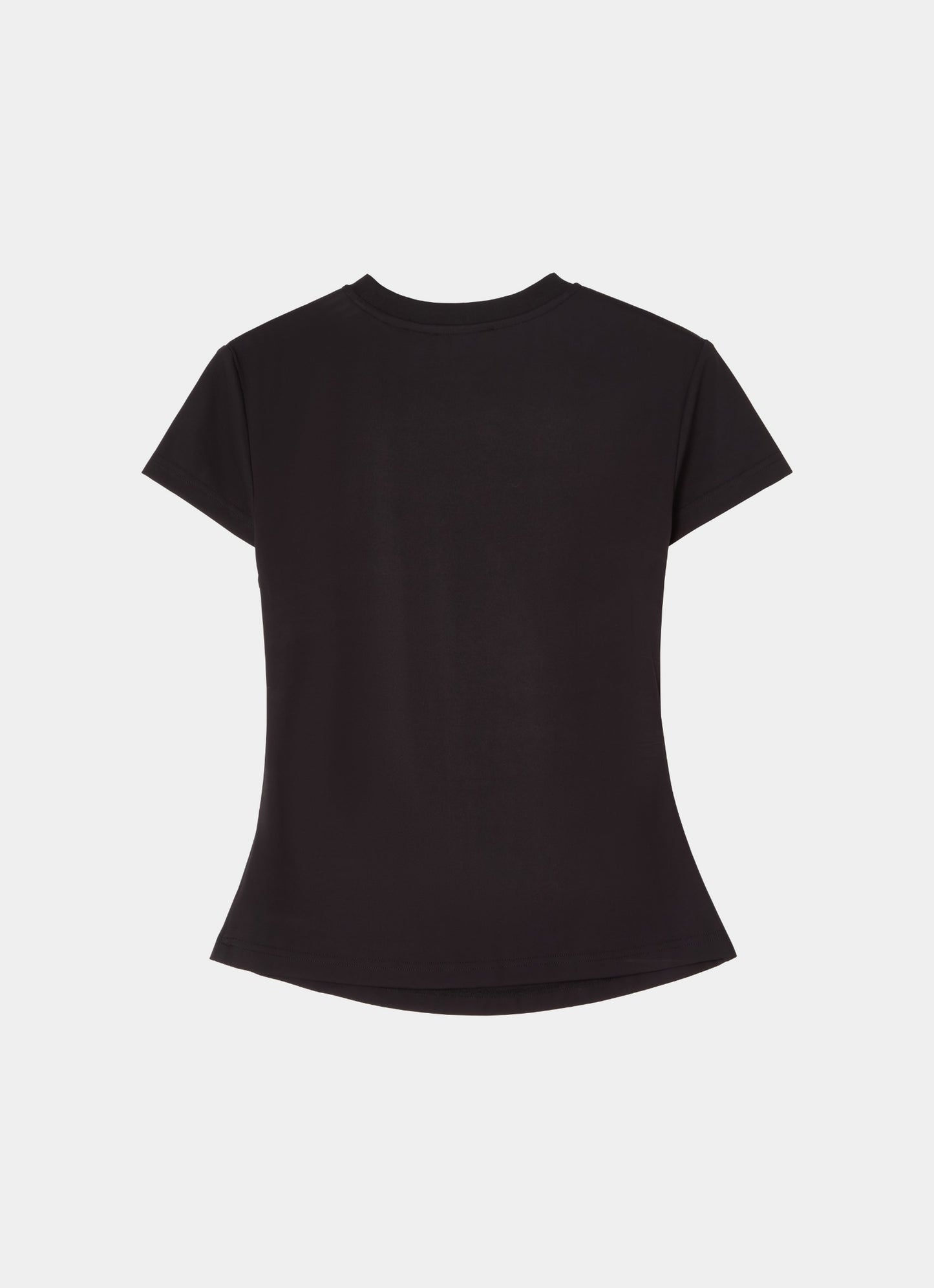 Tight fitted t-shirt black