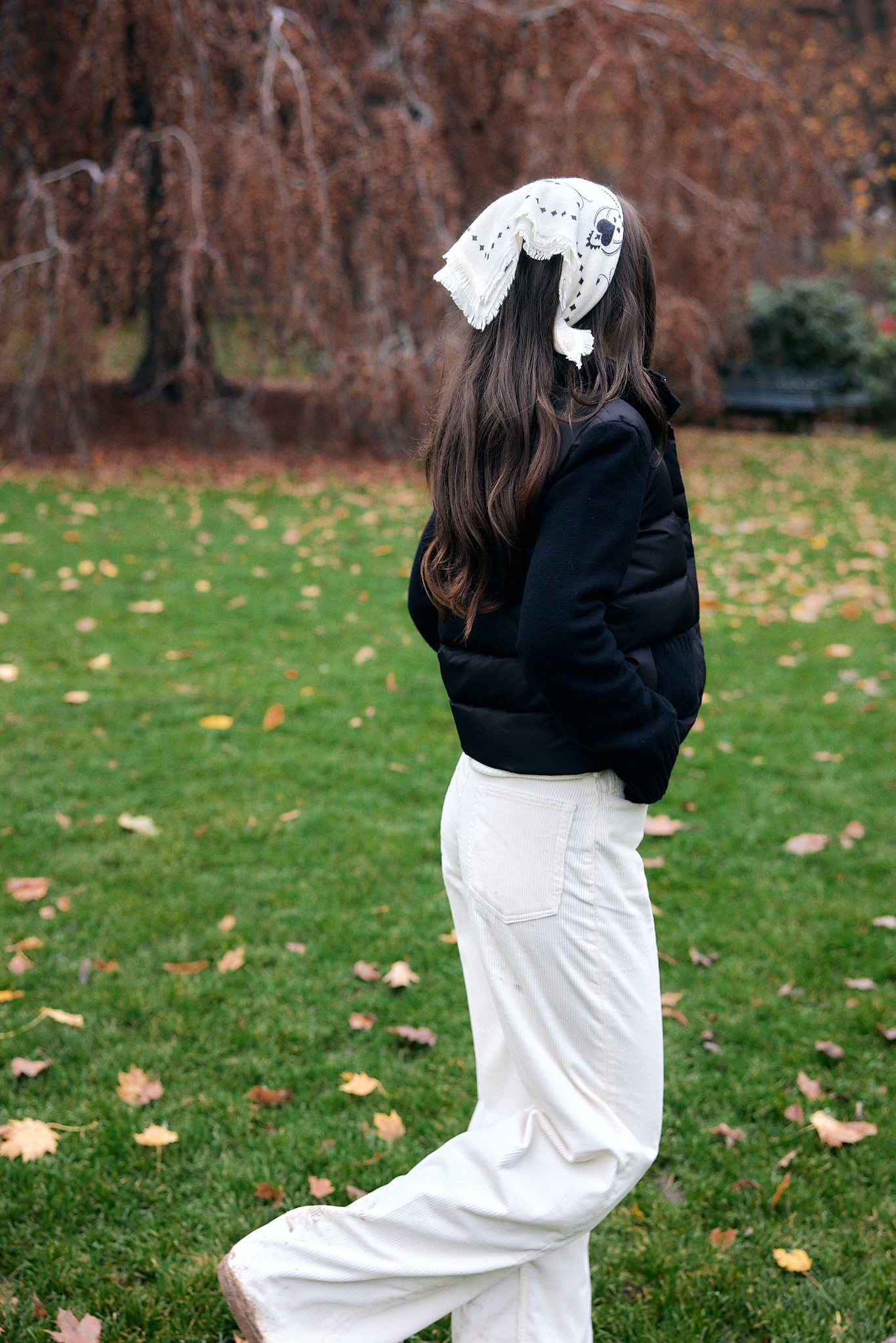 Cloud puffer jacket black