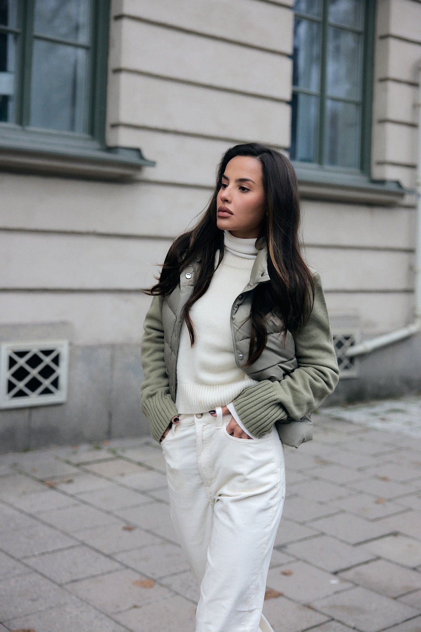 Cloud puffer jacket Pistachio