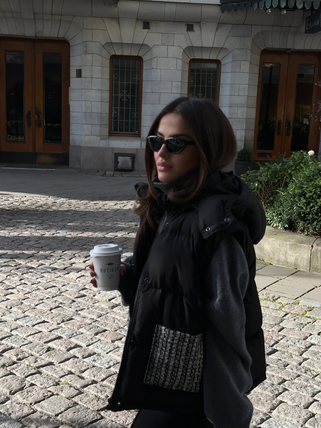 Tweed Puffer Jacket and Vest