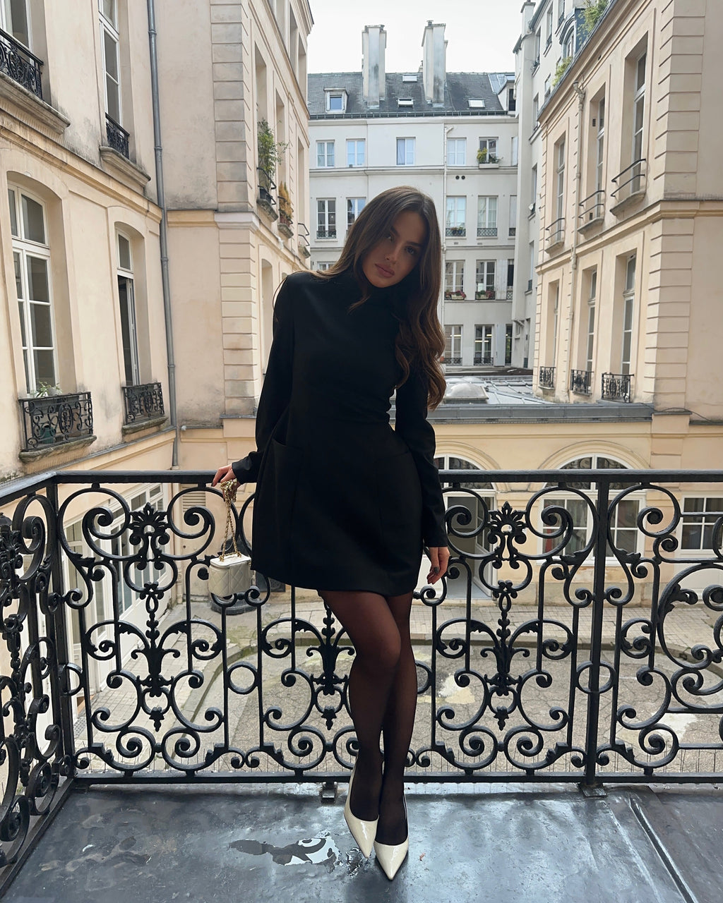 Paris Long Sleeve Dress