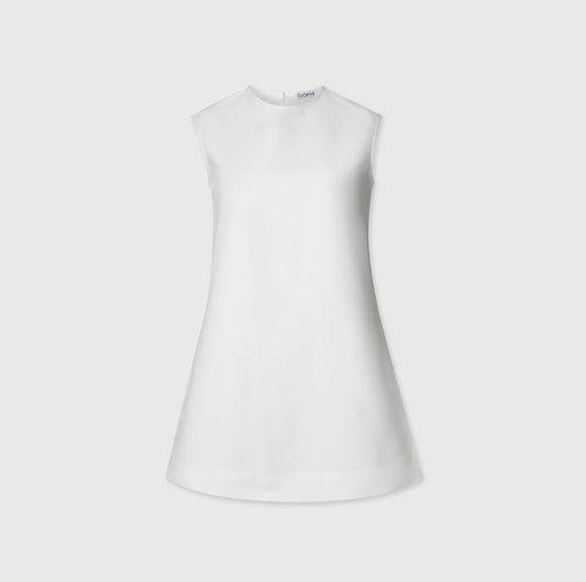 Heart cut out Dress White