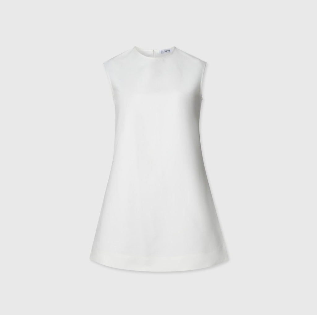 Heart cut out Dress White