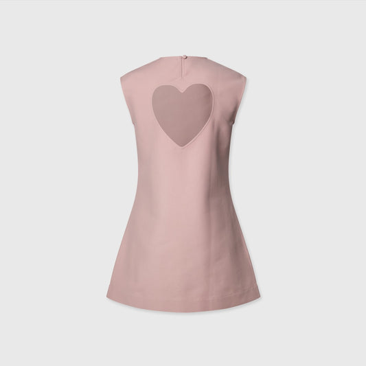 Heart cut out Dress Pink