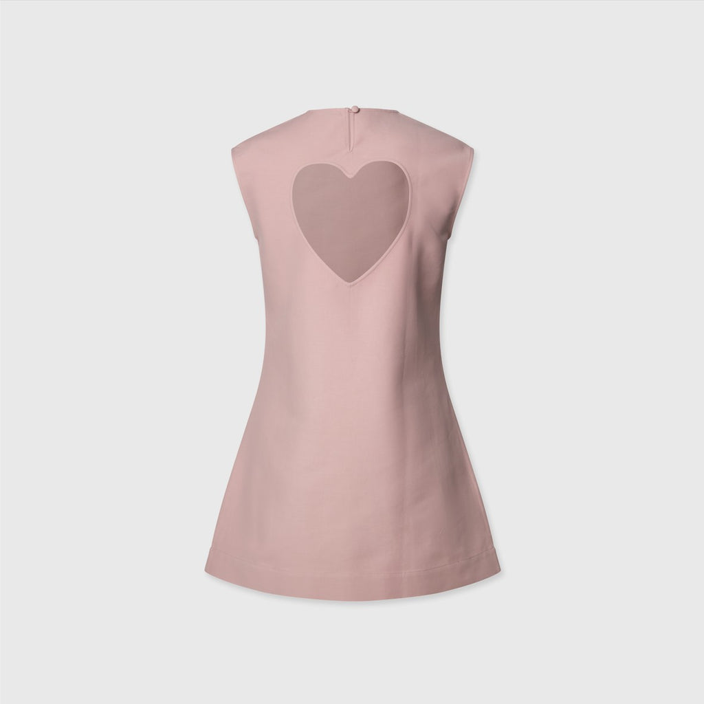 Heart cut out Dress Pink