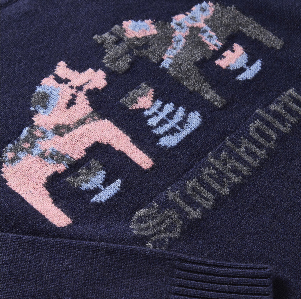 City Sweater - Stockholm Intarsia blue