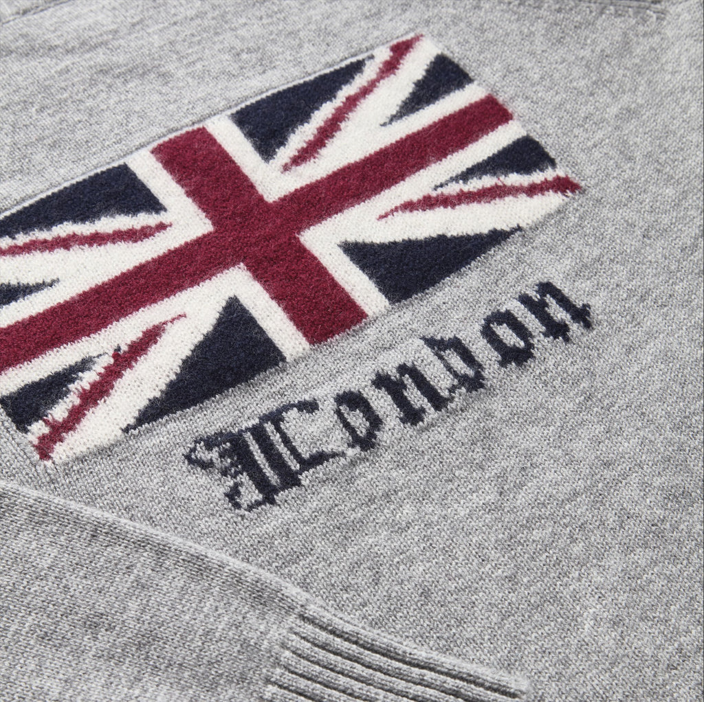 City Sweater - London Intarsia grey