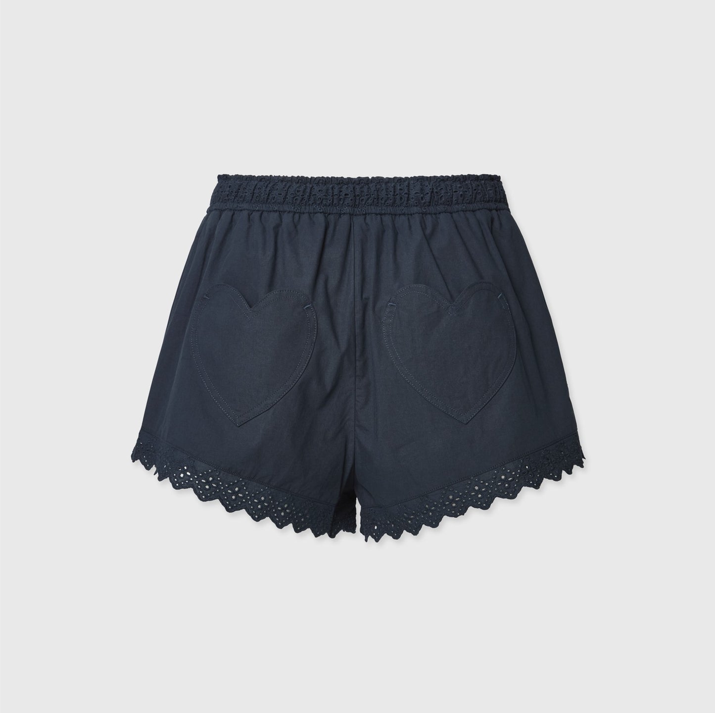 Broderie Shorts Navy