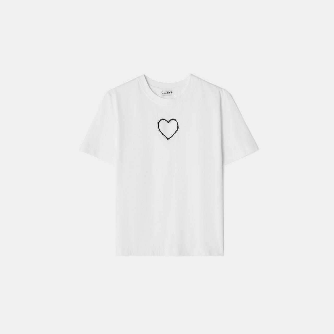 Heart T-shirt White