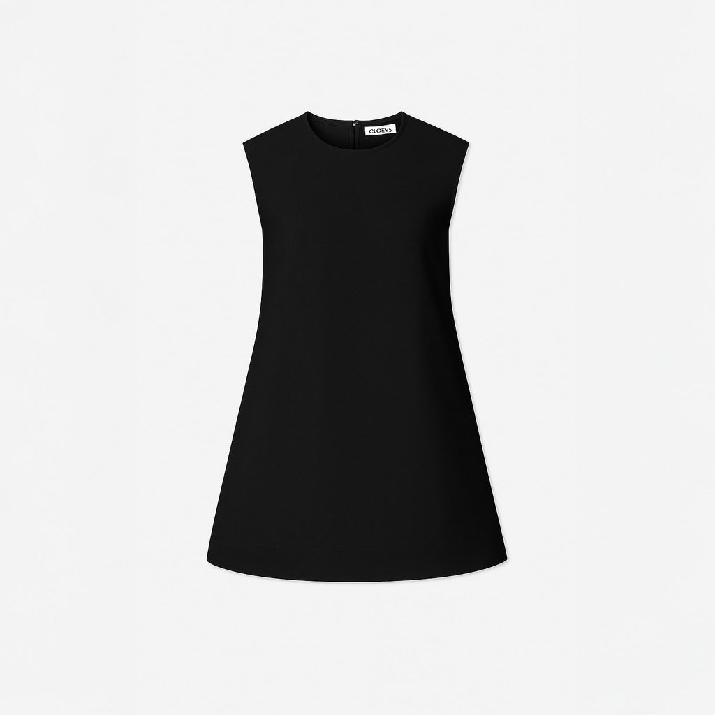 Heart cut out Dress Black