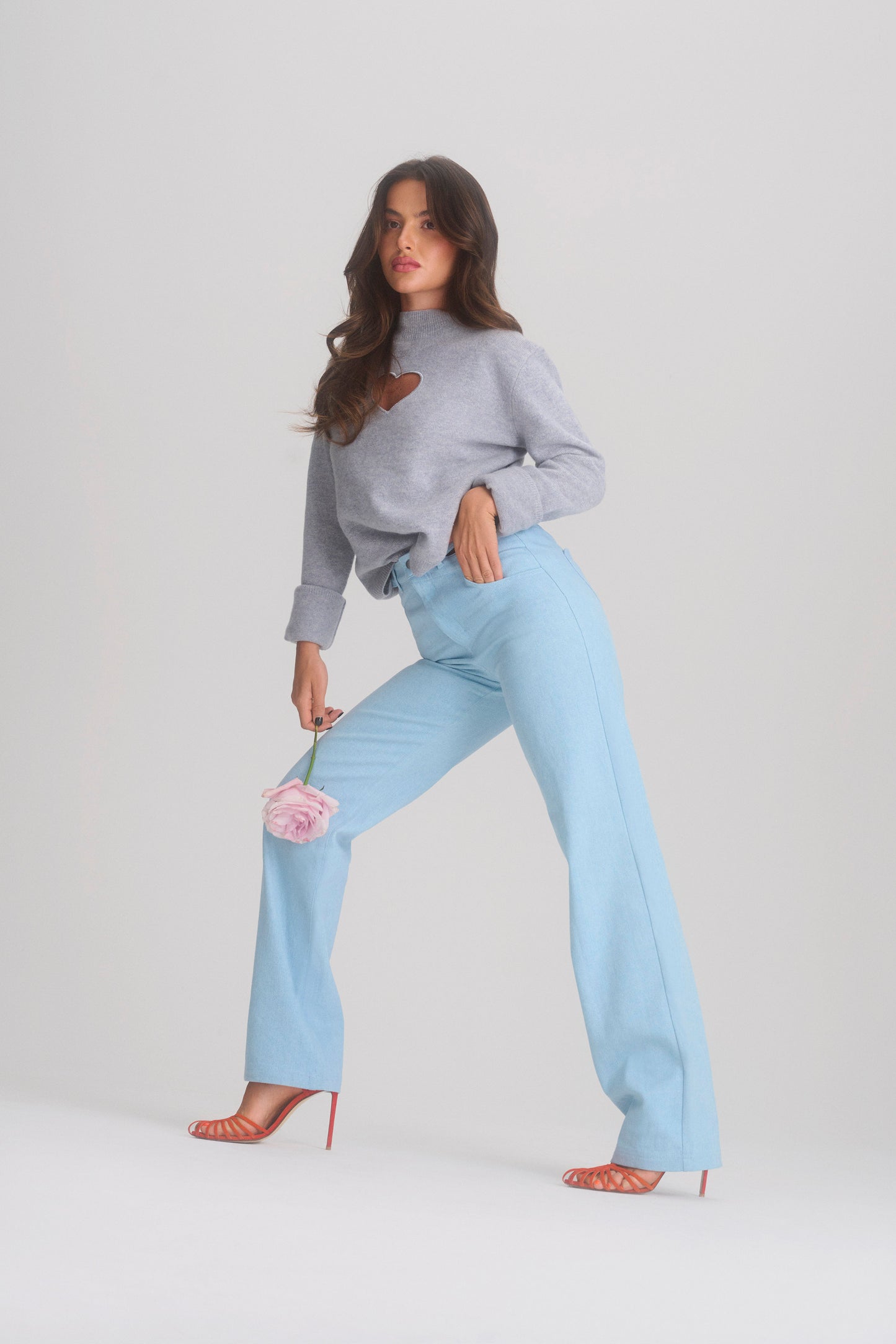 Heart Jeans Blue