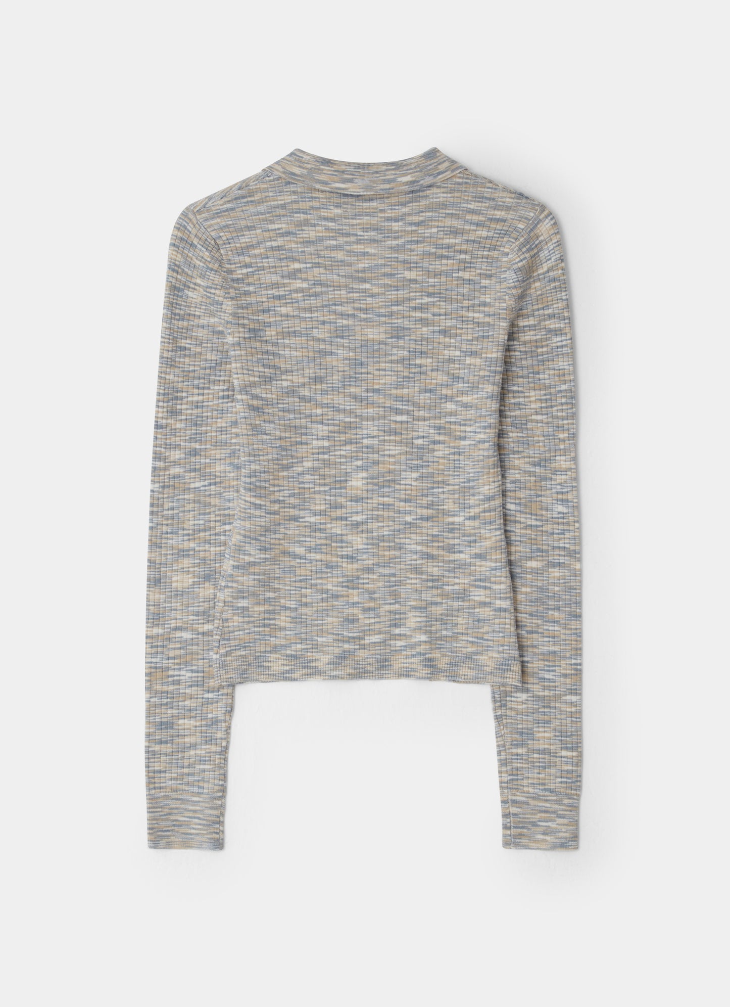 Space Dye Diagonal Cardigan Blue