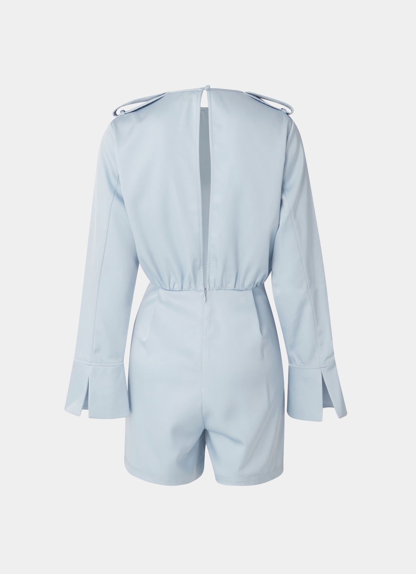 Satin Jumpsuit Blue