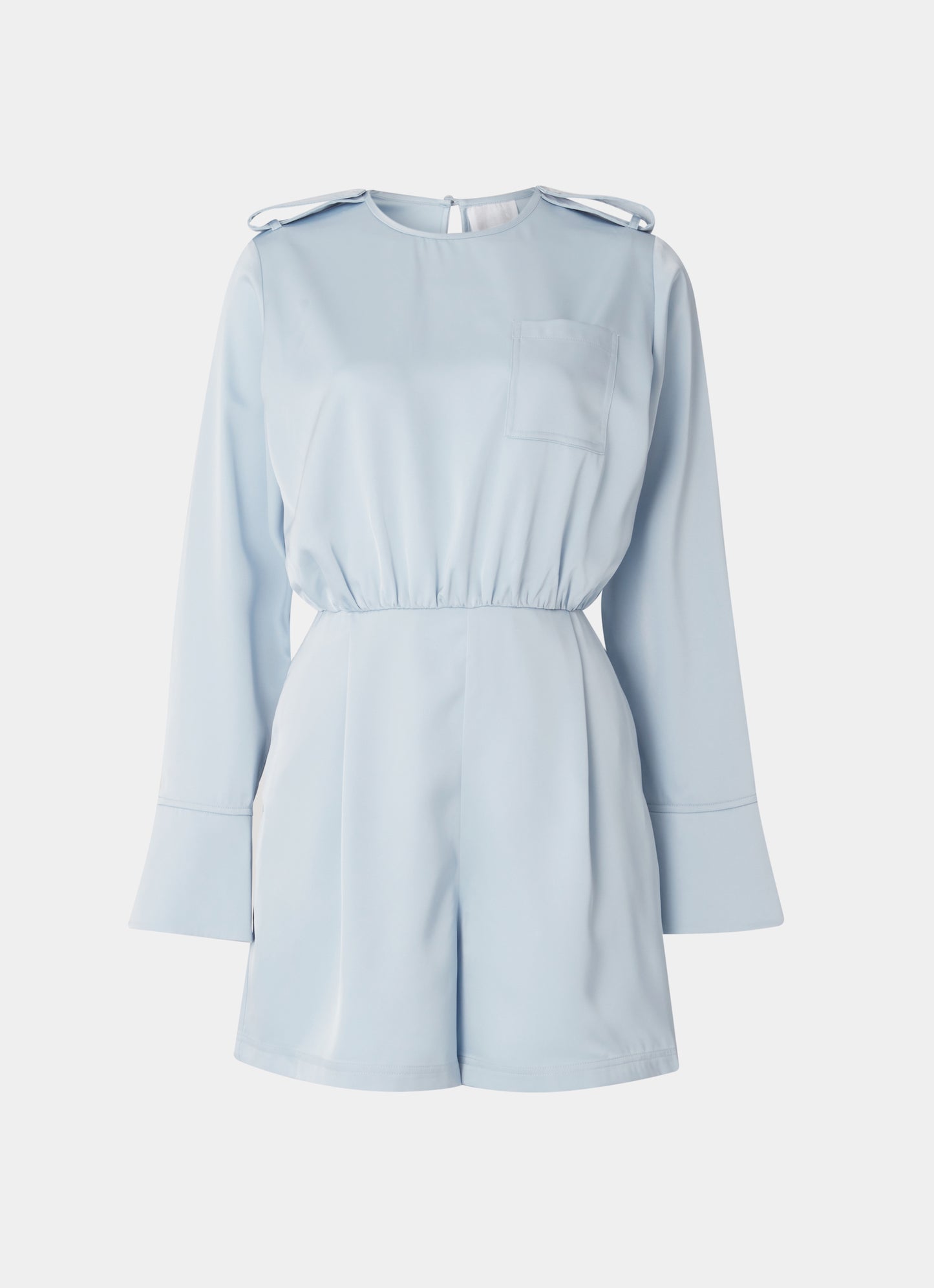 Satin Jumpsuit Blue