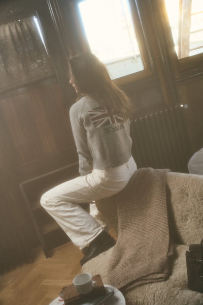 City Sweater - London Intarsia grey