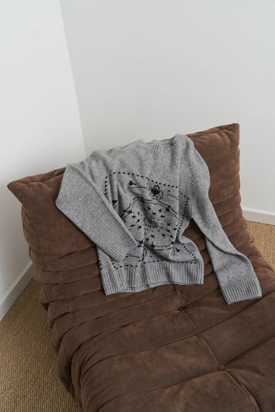 Bandana Sweater grey