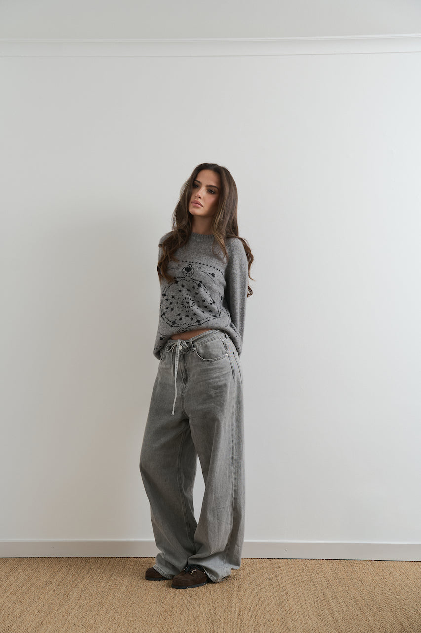 Bandana Sweater grey