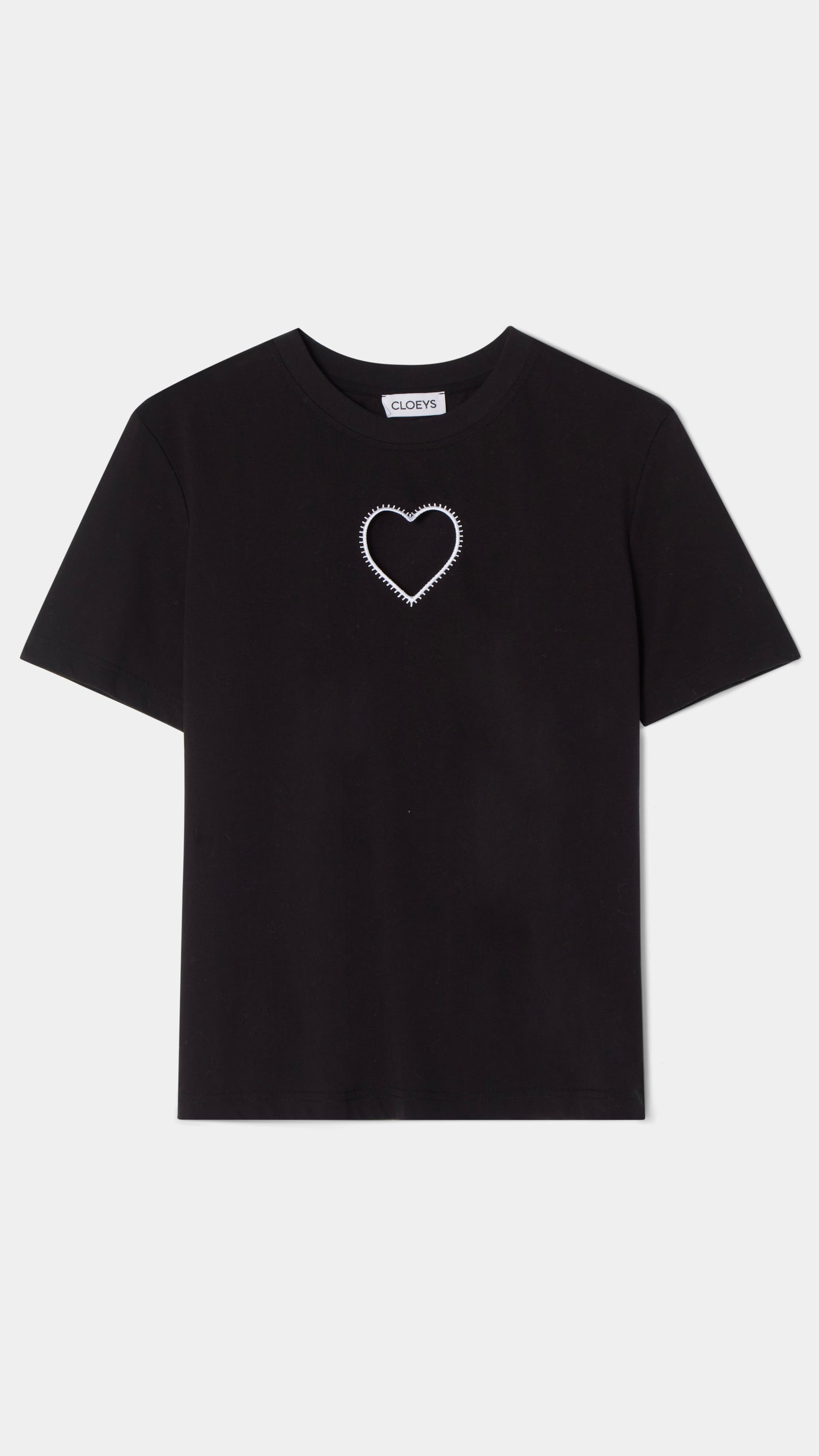 Heart T-shirt Black