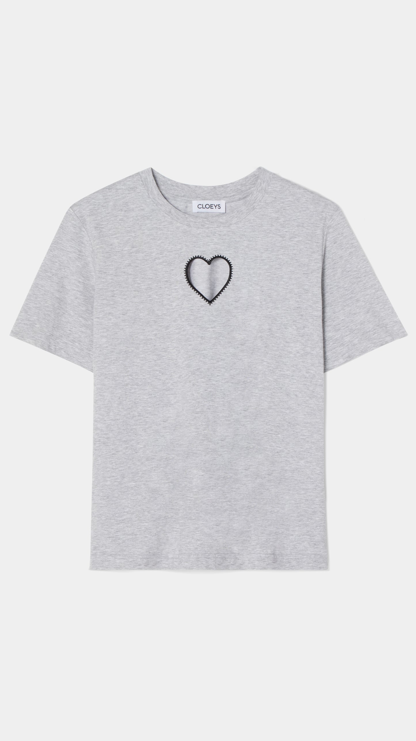 Heart T-shirt Grey