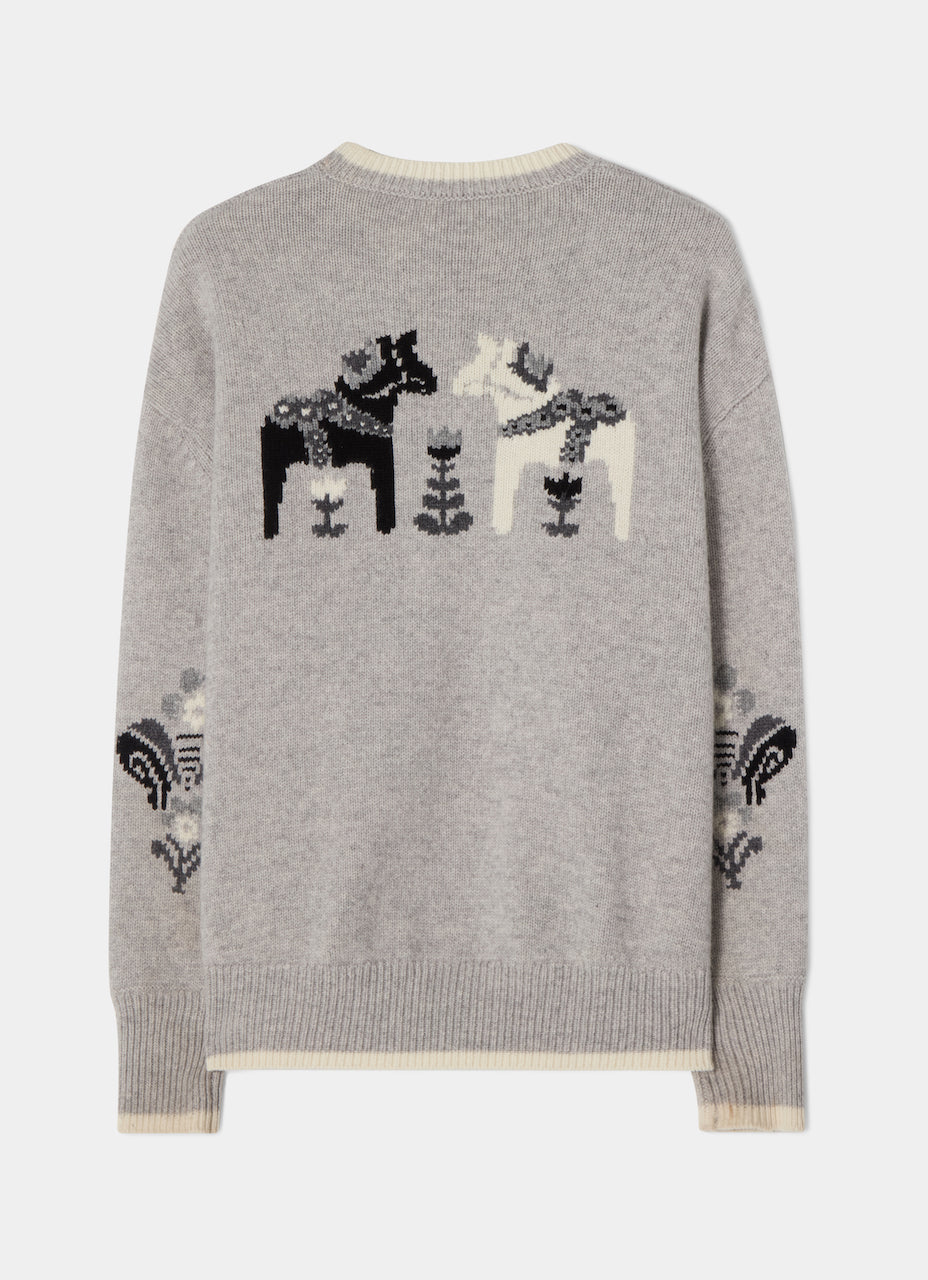 City Intarsia Stockholm Sweater Monochrome