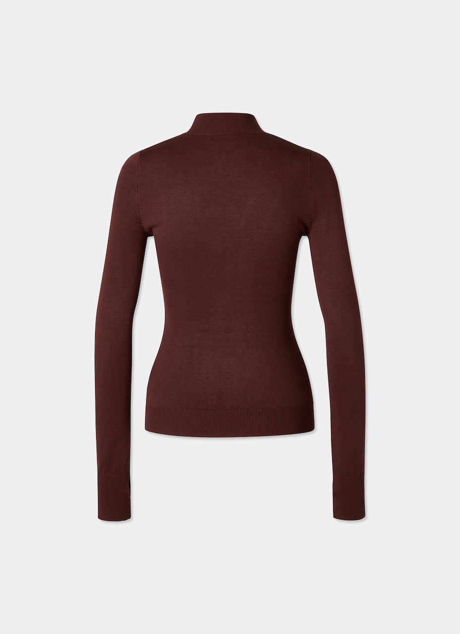 Heart sweater Brown