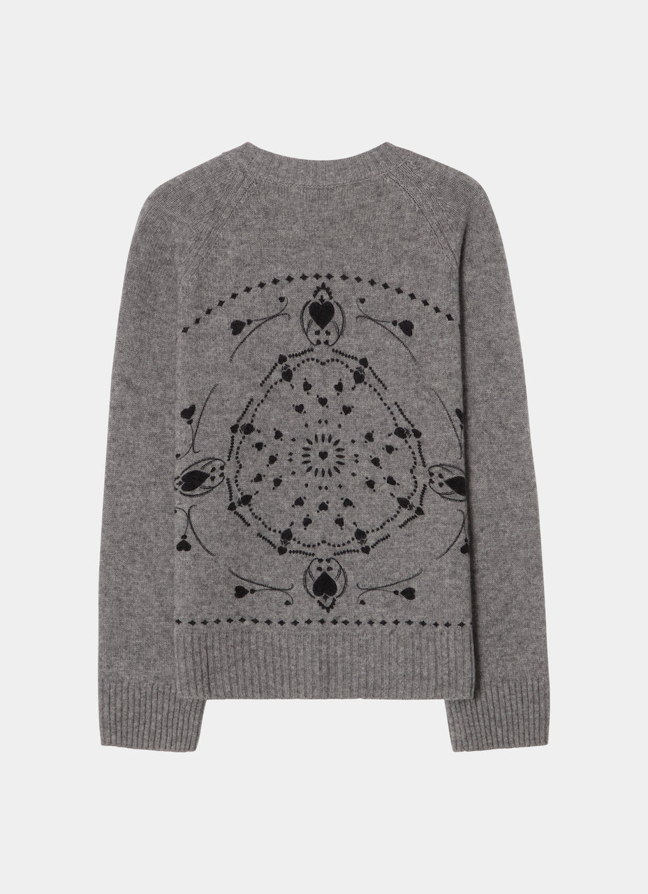 Bandana Sweater grey