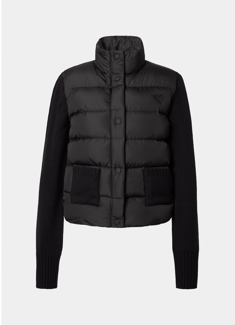 Cloud puffer jacket black