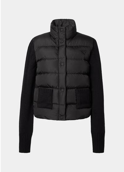 Cloud puffer jacket black