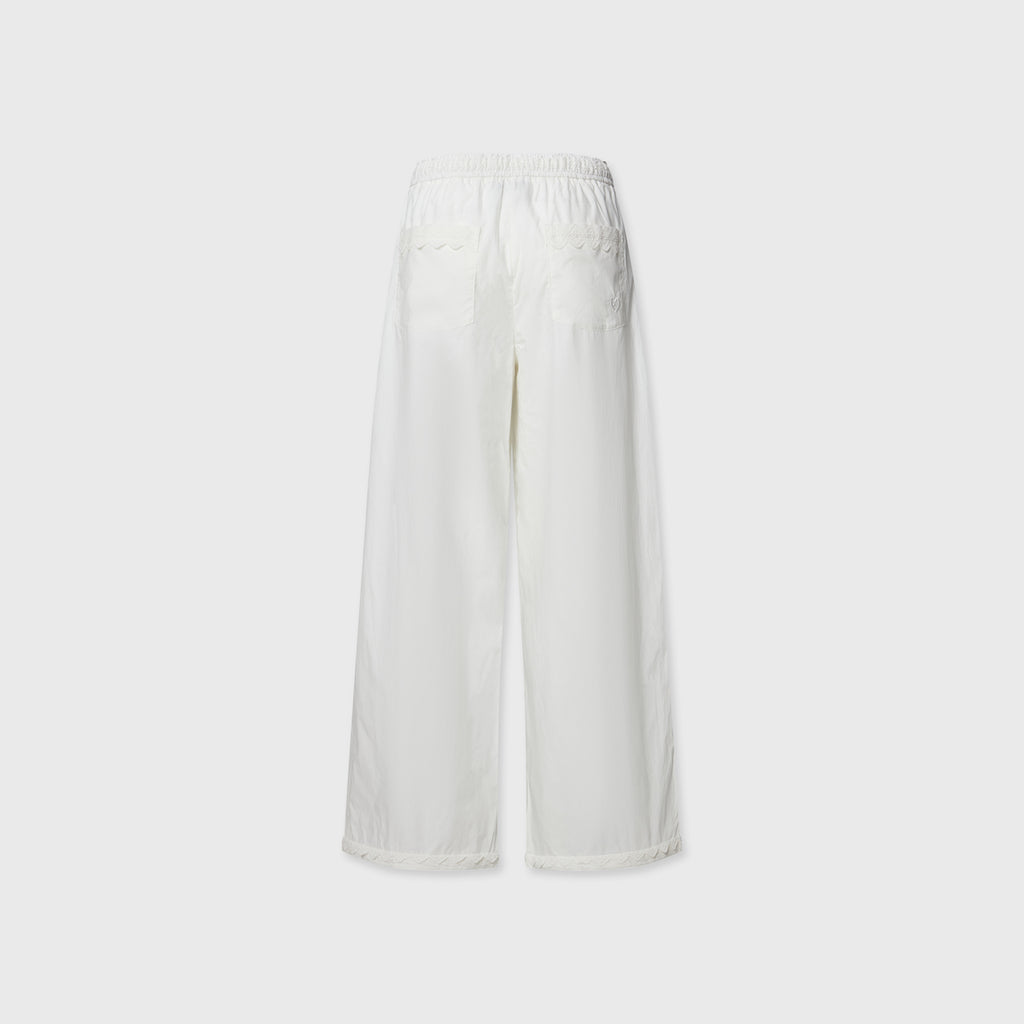 Broderie Pants White