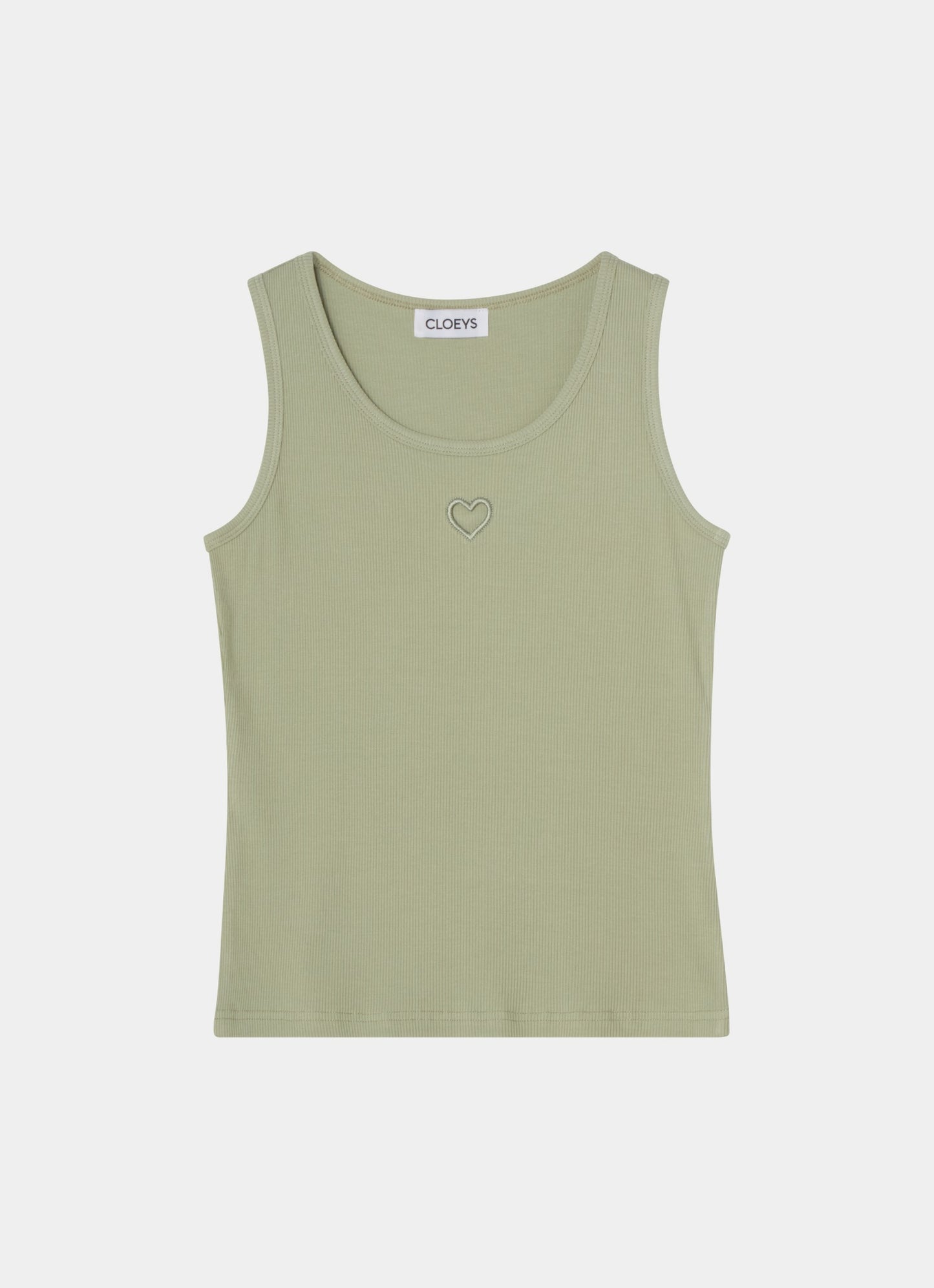 Heart Tank Top Mint green