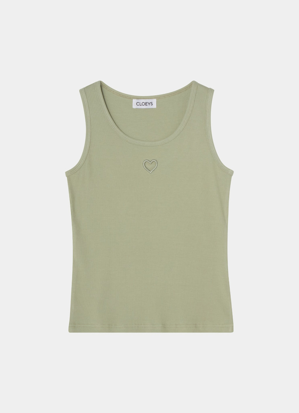 Heart Tank Top Mint green