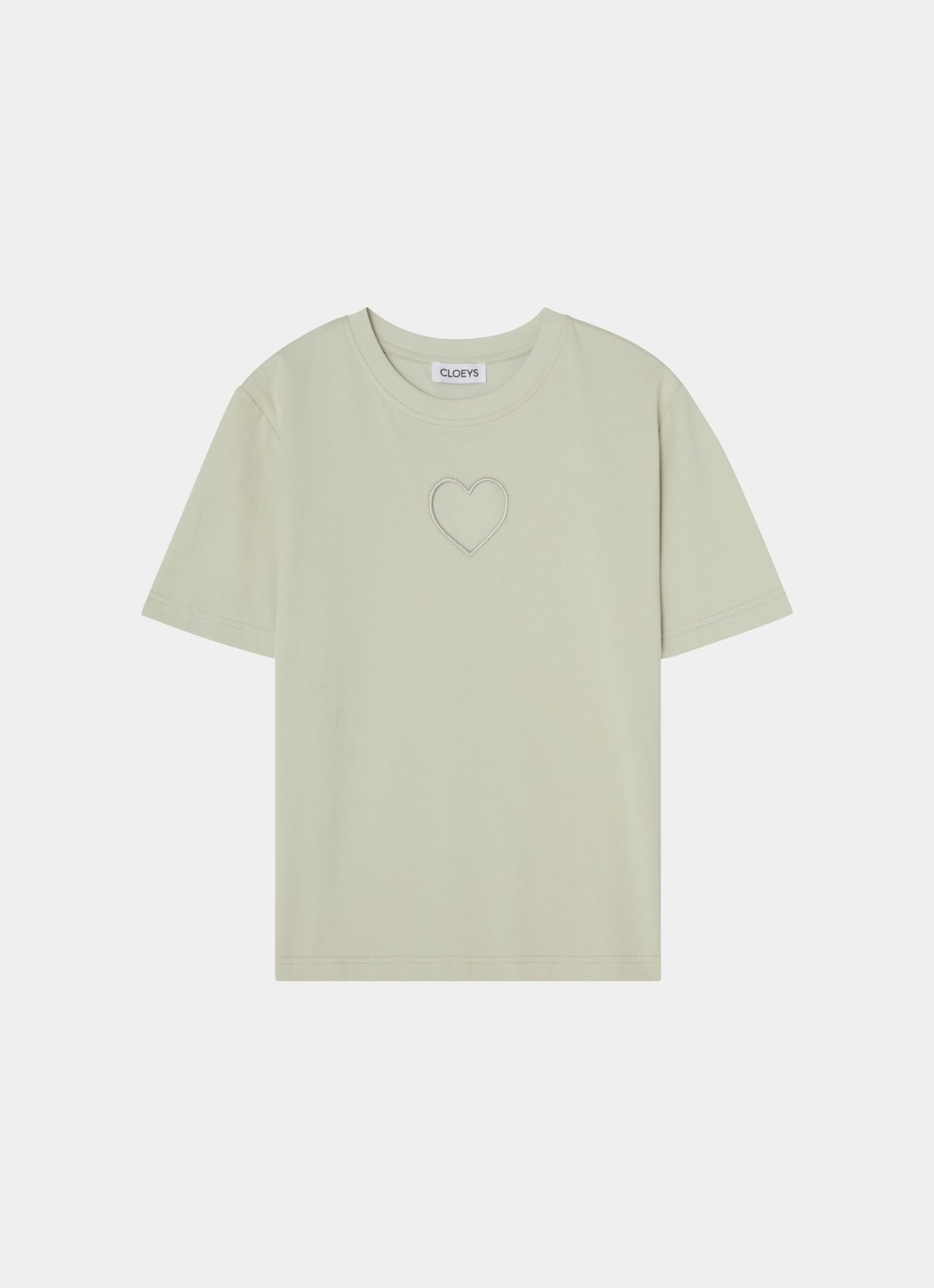 Heart T-shirt Mint Green