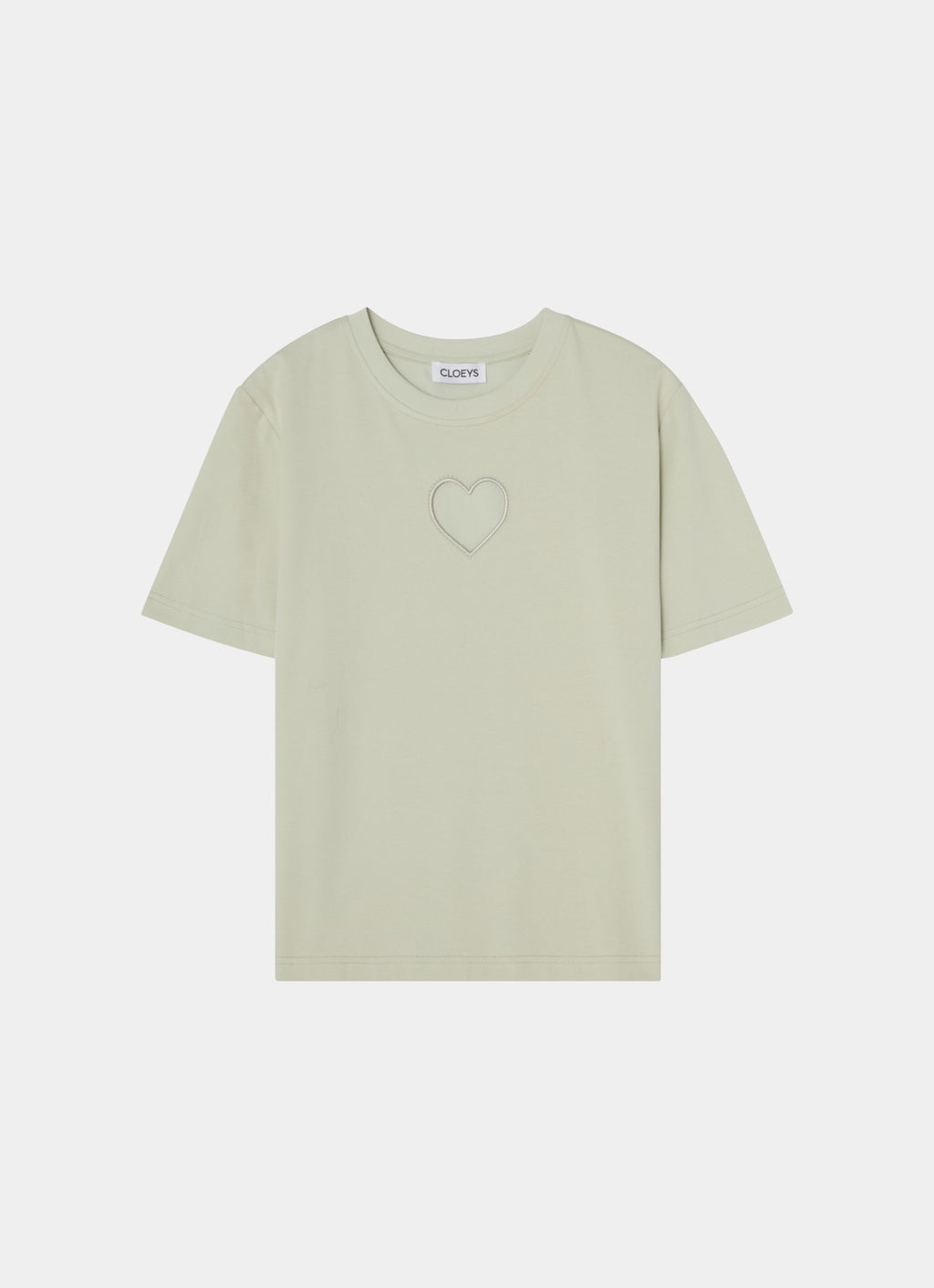 Heart T-shirt Mint Green