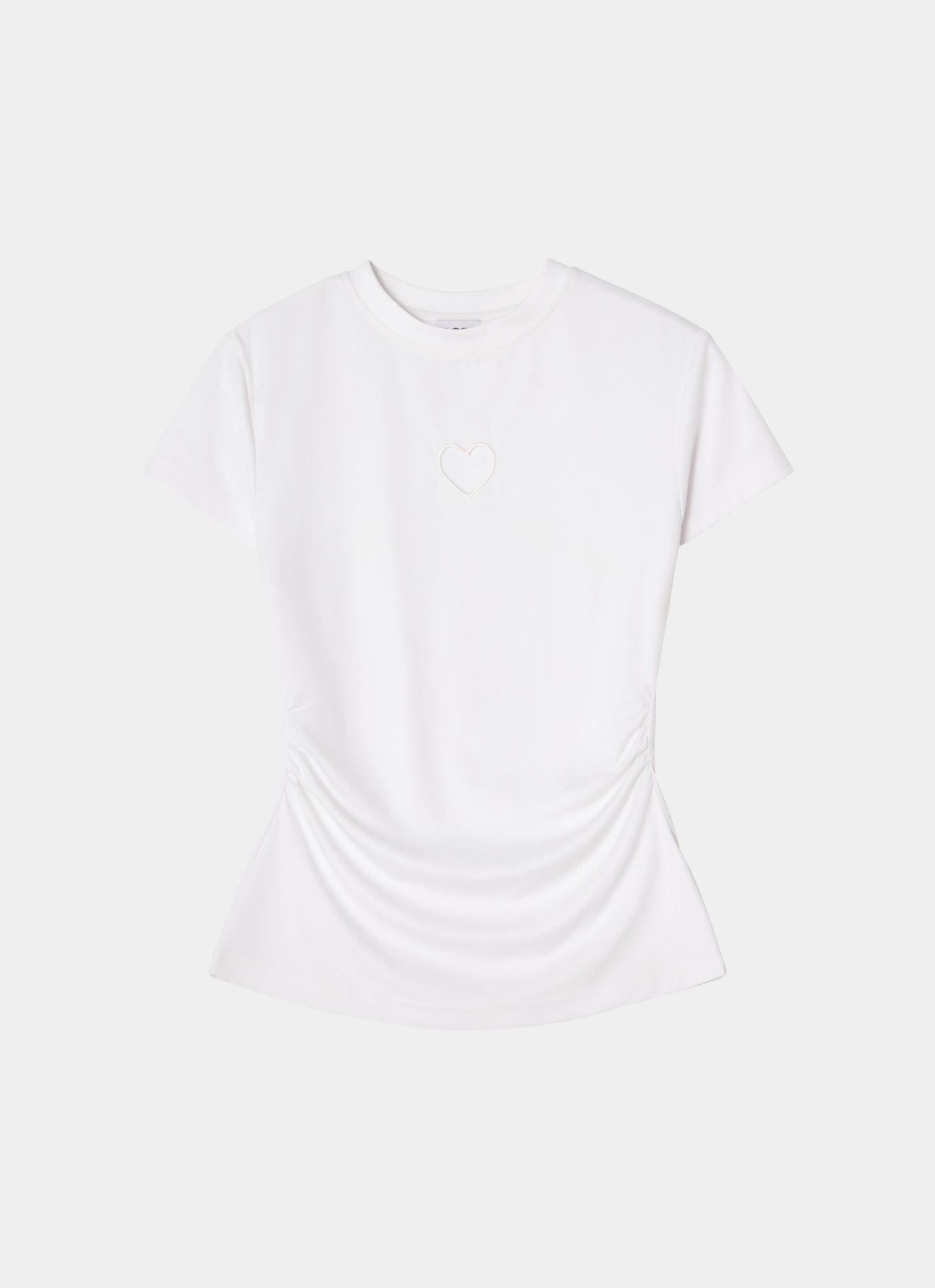 Tight fitted t-shirt white